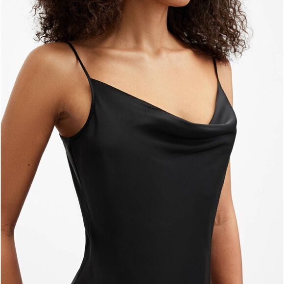 ALLSAINTS Hera Myla Slip Dress Medium $199 NTW - Picture 2 of 9